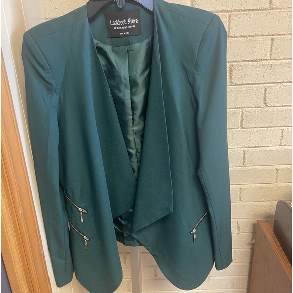 Emerald Green Oversized Blazer/Jacket - Picture 5 of 10